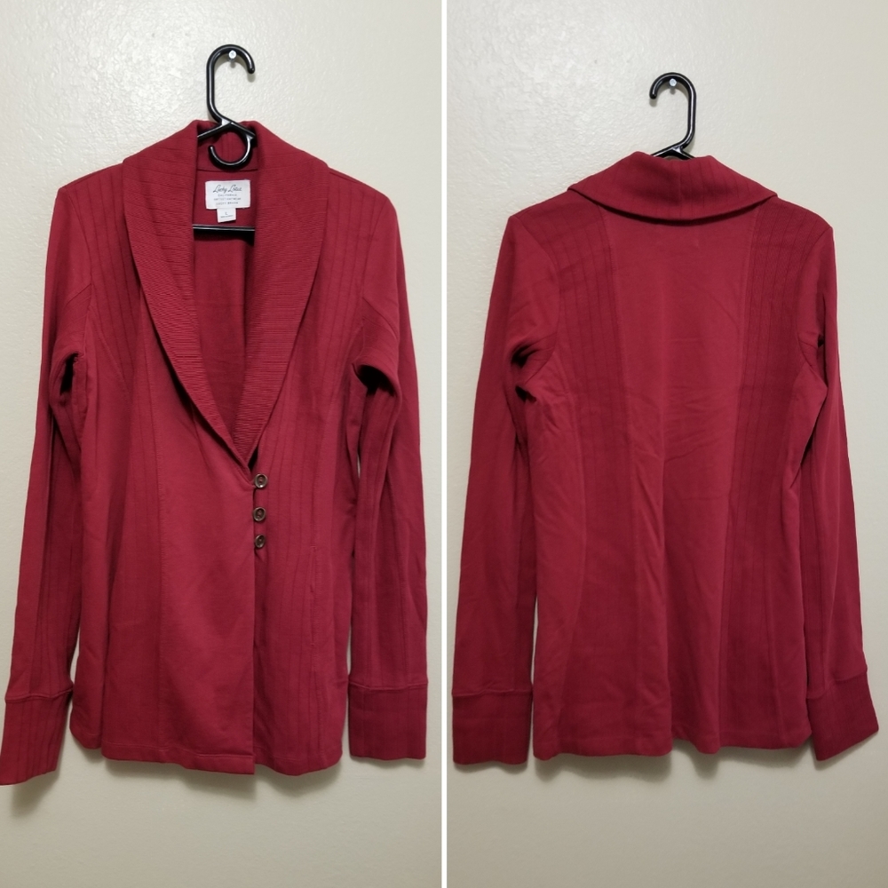 New Burgundy Sweater Blazer